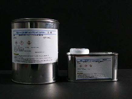 商品:主剤(左)硬化剤(右)※写真は1kgセット