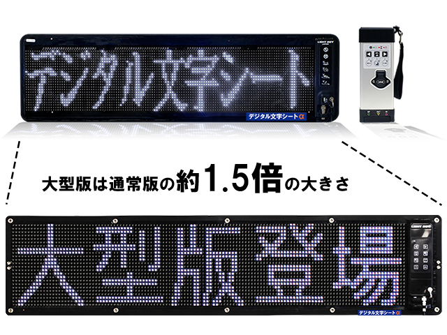 LED文字表示シート